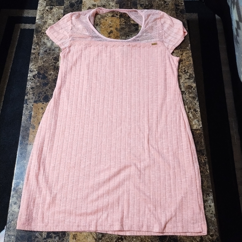 Tahari Pointelle pink nightgown